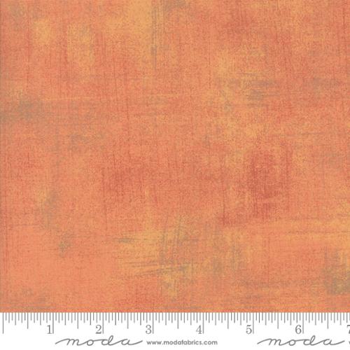 Grunge Basics Cantaloupe Orange BasicGrey Moda Cotton Fabric