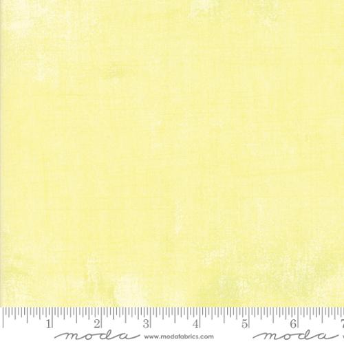 Grunge Basics Honeydew Yellow BasicGrey Moda Cotton Fabric