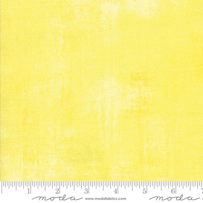 Grunge Basics Lemon Drop Yellow BasicGrey Moda Cotton Fabric