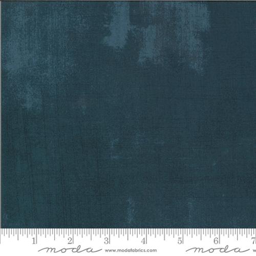 Grunge Basics Marionberry Pie Blue BasicGrey Moda Cotton Fabric