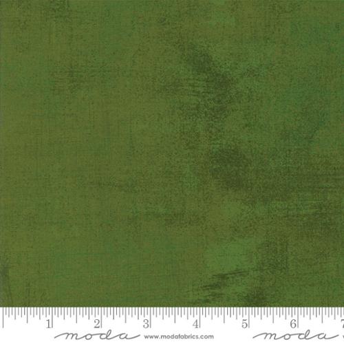 Grunge Basics Olive Branch Green BasicGrey Moda Cotton Fabric