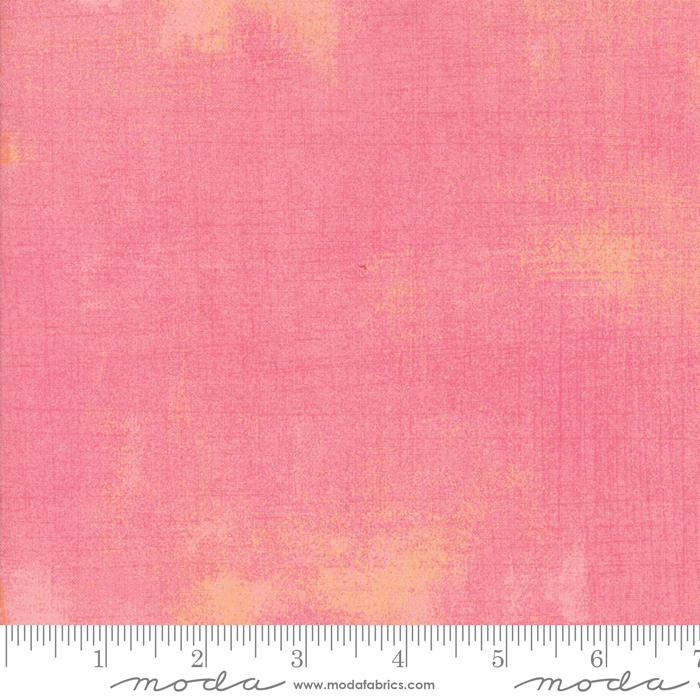 Grunge Basics Peony Pink BasicGrey Moda Cotton Fabric