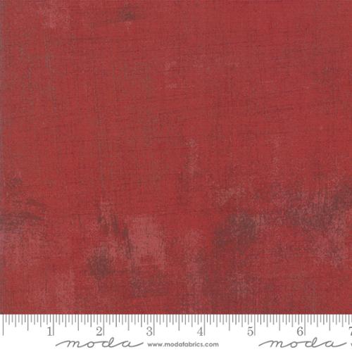 Grunge Basics Romance Red BasicGrey Moda Cotton Fabric