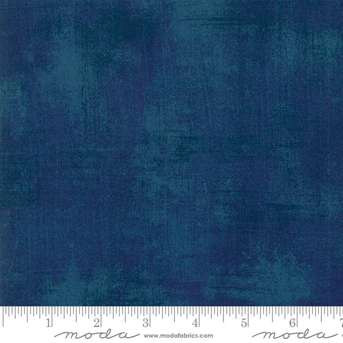 Grunge Basics Storm Blue BasicGrey Moda Cotton Fabric