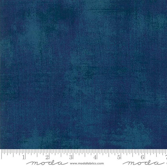 Grunge Basics Storm Blue BasicGrey Moda Cotton Fabric