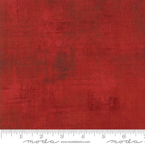 Grunge Basics Winter Cherry Red BasicGrey Moda Cotton Fabric