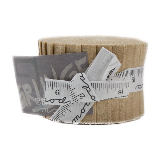Grunge Tan 2.5" Strips Junior Jelly Roll 20pcs BasicGrey Moda Cotton Fabric MD-30150JJR-162