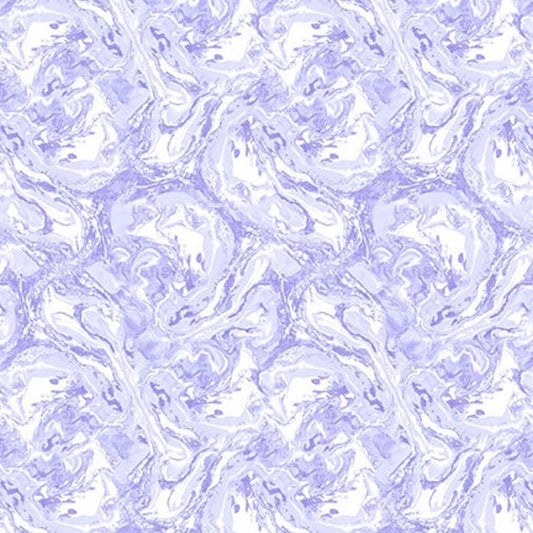 Gypsy Flutter Marble Texture Light Purple Elsie Ess Blank Quilting Cotton Fabric