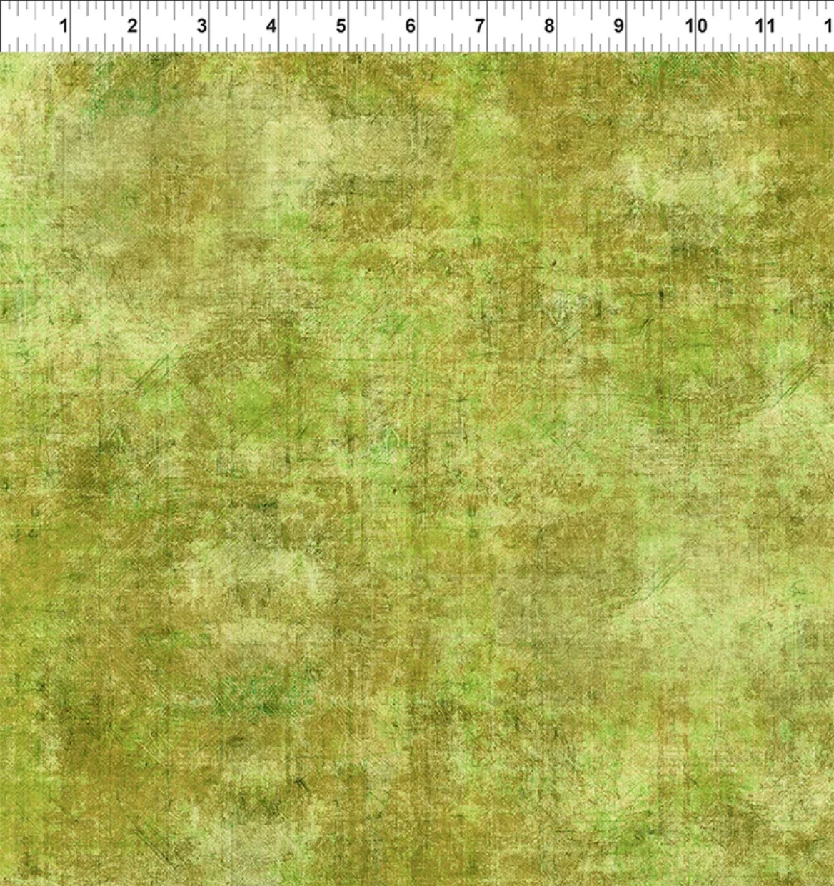 Halcyon Tonal Lime Jason Yenter In The Beginning Cotton Fabric ITB-12HN-19