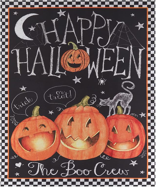 Halloween Happy Halloween Panel 36" Springs Creative Cotton Fabric