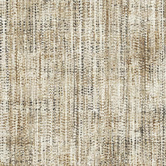 Hampton Court Beaded Texture Khaki Brown Michael Miller Cotton Fabric