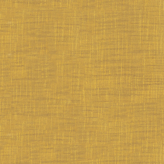 Handloom Ochre Golden Yellow Yarn Dyed Woven Tara Faughnan Windham Fabrics Cotton Fabric WF-54870-50