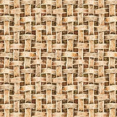 Happy Pie Season Lattice Pie Crust Beige Lily & Val Michael Miller Cotton Fabric