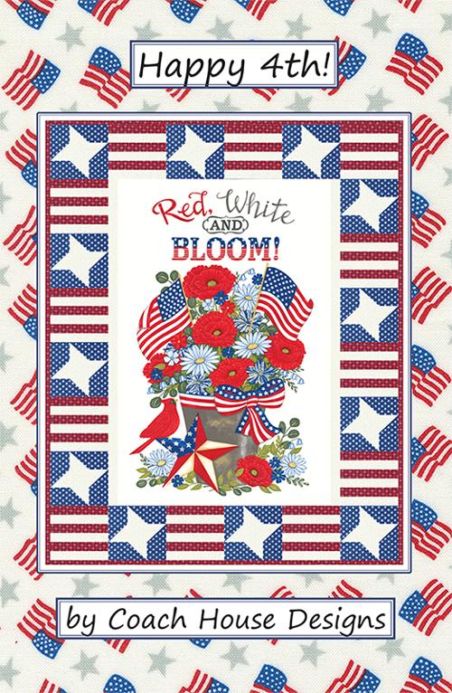 Happy 4th! Panel Quilt Pattern Cherniwchan - Barb Coach House Designs CHD-2414