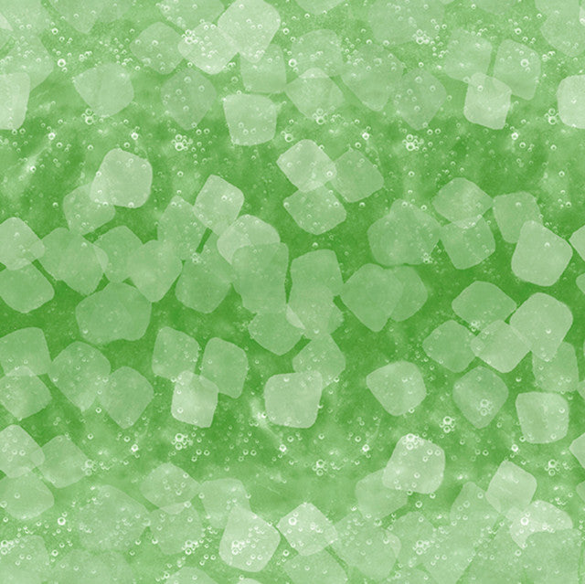 Happy Alcoholidays Sparkling Chill Green Deane Beesley 3 Wishes Cotton Fabric 3W-24571-GREEN