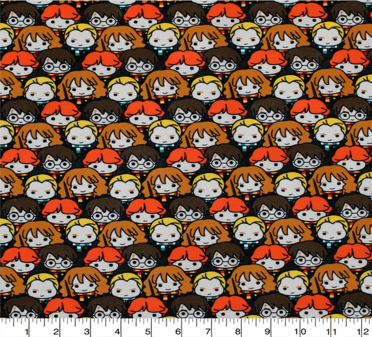 Harry Potter Kawaii Characters Cotton Fabric