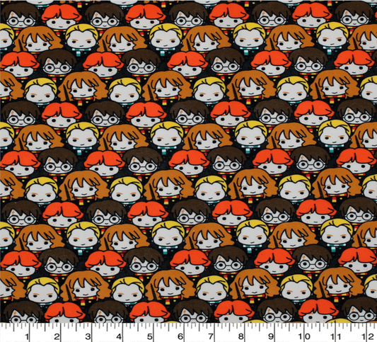 Harry Potter Kawaii Characters Cotton Fabric