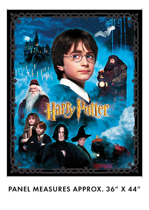 Harry Potter Panel 36" Multi Warner Bros. Benartex Cotton Fabric BE-15212-99