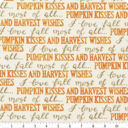 Harvest Wishes Pumpkin Toss Orange Deb Strain Moda Cotton Fabric