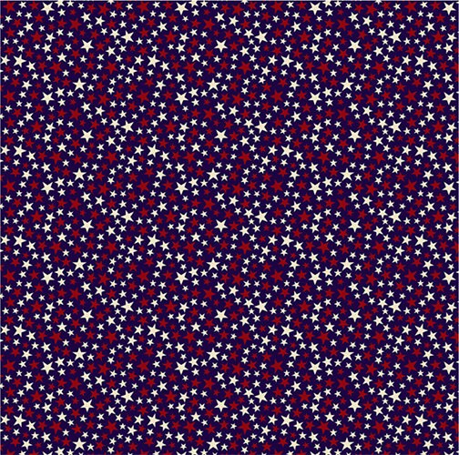 Heart of America Red & White Stars Navy Blue Fabric Traditions Cotton Fabric