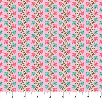 Heiress Offshoot Perfume Pink Anna Maria Textiles Northcott Cotton Fabric NC-AMT1010-20V