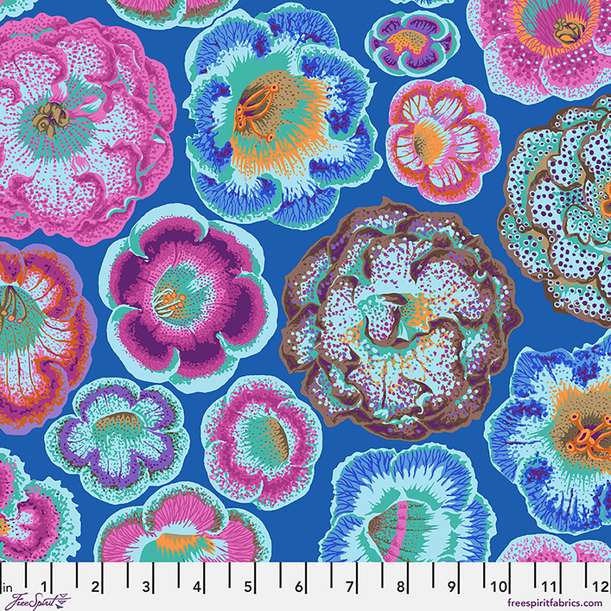 Helen Cool August 2026 Kaffe Fassett Collective Free Spirit Cotton Fabric FS-PWPJ140.COOL