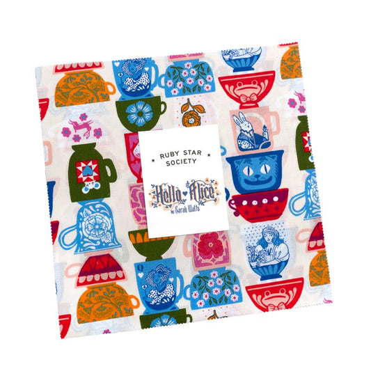 Hello Alice 10" Squares Layer Cake Sarah Watts of Ruby Star Society Moda Cotton Fabric MD-RS2120LC