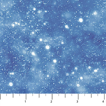 Hocus Pocus Galaxy Texture Blue Deborah Edwards Northcott Cotton Fabric