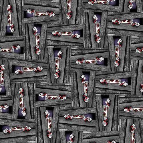 Hocus Pocus Halloween Glow Dark Peeking Mummies Gray Blank Quilting Cotton Fabric