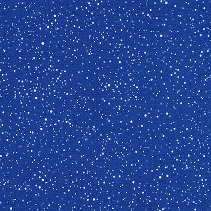 Holiday Charms Allover Dots Navy Blue Robert Kaufman Cotton Fabric