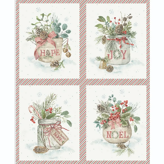 Holiday Spirit Pillow Project Panel 35" Lisa Audit Riley Blake Designs Cotton Fabric RB-PD17467-PANEL