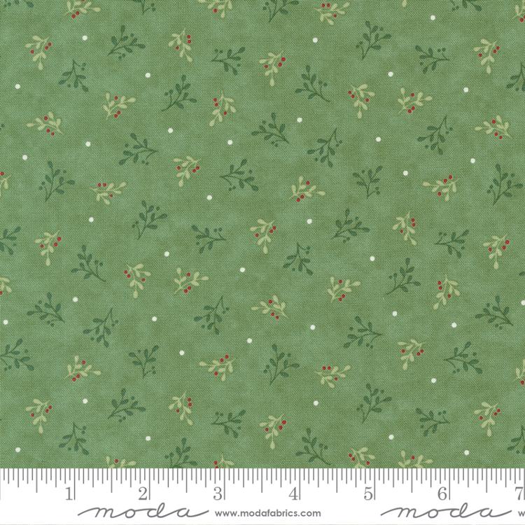 Holidays At Home Tossed Greenery Blenders Eucalyptus Deb Strain Moda Cotton Fabric