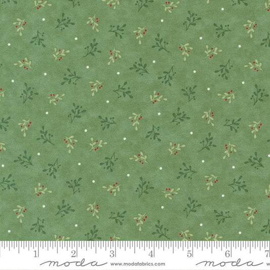 Holidays At Home Tossed Greenery Blenders Eucalyptus Deb Strain Moda Cotton Fabric