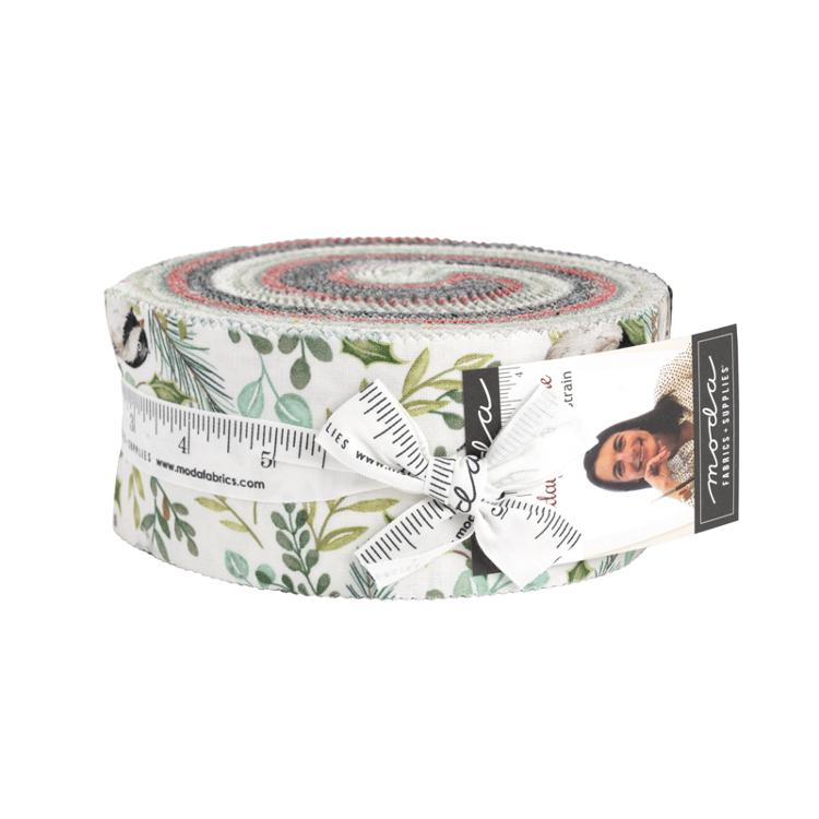 Holidays at Home Jelly Roll 2.5" Strips 40pcs Deb Strain Moda Cotton Fabric
