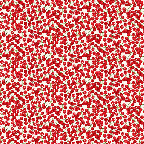 Holly Berry Park Berries Cream Art Loft Studio E Cotton Fabric