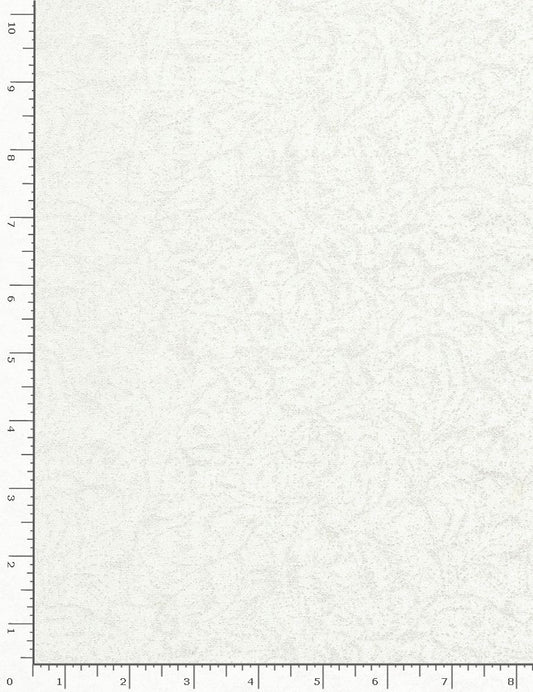 Home the Holidays Pearlized Texture White Timeless Treasures Pearlized Cotton Fabric