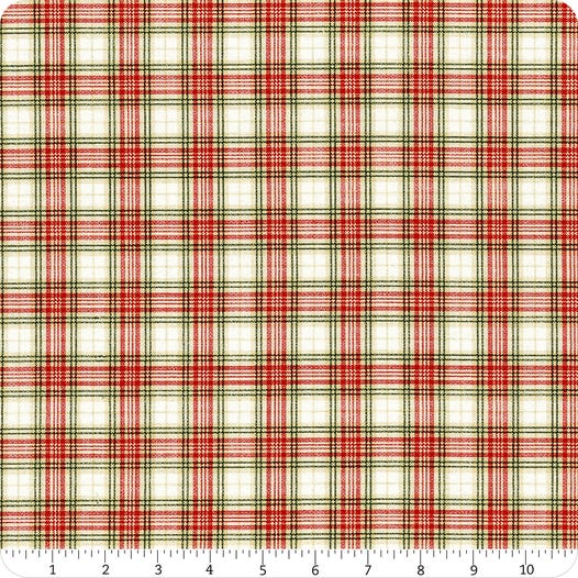 Home the Holidays Tartan Plaid Beth Albert 3 Wishes Cotton Fabric