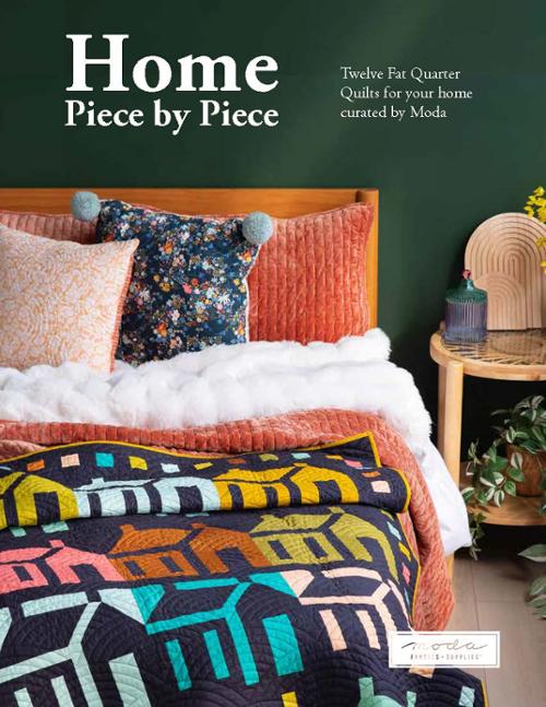Home-Piece by Piece My Favorite Color is Moda Moda Fabrics 12 Quilt Pattern MD-MOD-1001