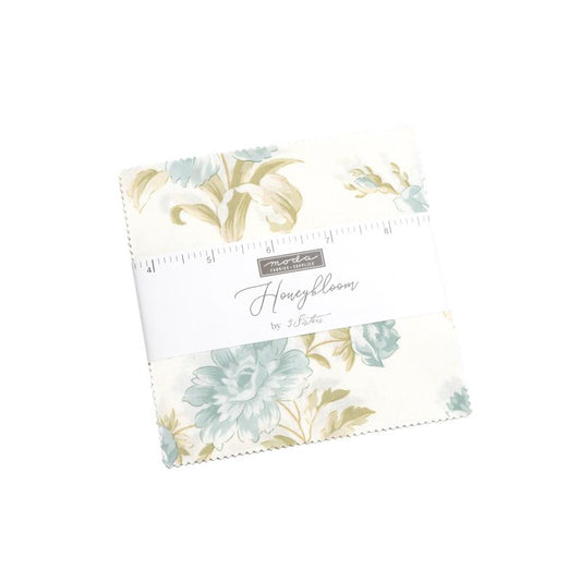 Honeybloom 5" Squares Charm Pack 3 Sisters Moda Cotton Fabric MD-44340PP