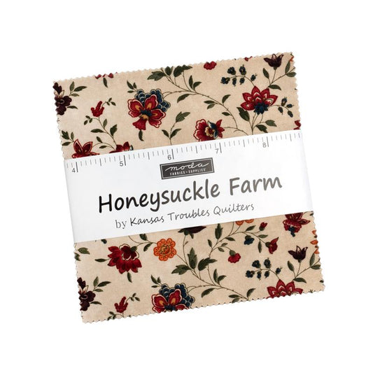 Honeysuckle Farm Charm Pack 5" Squares Kansas Troubles Quilters Moda Cotton Fabric MD-9850PP