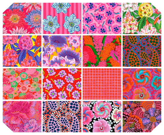 August 2023 Hot Design Roll 6" Strips Kaffe Fassett Collective Free Spirit Cotton Fabric