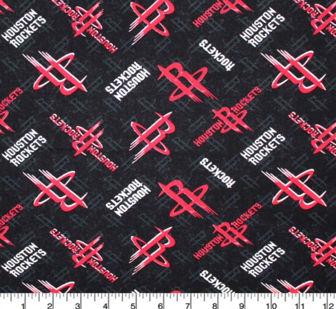 Houston Rockets NBA Basketball Camelot Cotton Fabric