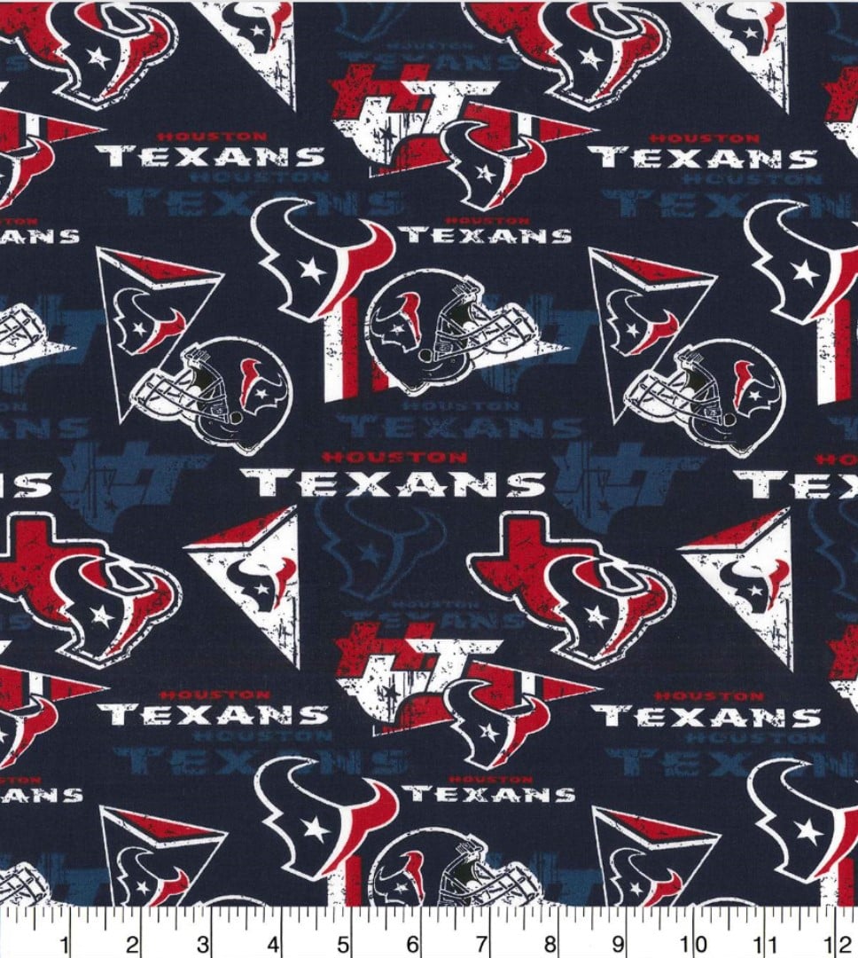 Houston Texans NFL Retro CottonFabric