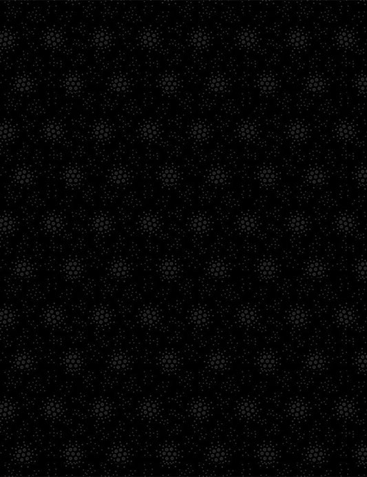 Hue Black Dot Clusters Black Timeless Treasures Cotton Fabric HUE-C8190-BLACK