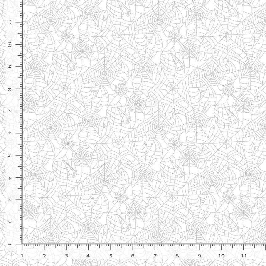 Hue Spider Webs White on White Timeless Treasures Cotton Fabric TT-HUE-C3914-WHITE | US Fabric Shop