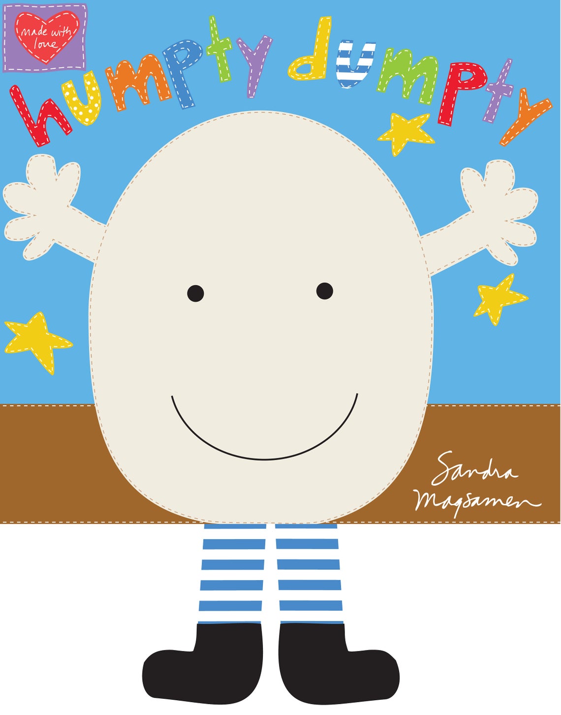 Huggable and Lovable Book Humpty Dumpty Book Panel 36" Multi Studio E Cotton Fabric SE-5056P-1 Multi | US Fabric Shop