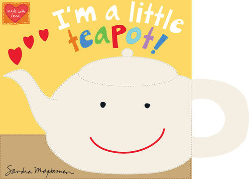 Huggable and Lovable IX Teapot Book Panel 36" Sandra Magsamen Studio E Cotton Fabric | US Fabric Shop