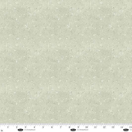 Hushed Hues Mosaic Sage Satin Moon Designs Blank Quilting Cotton Fabric BQ-4313-60