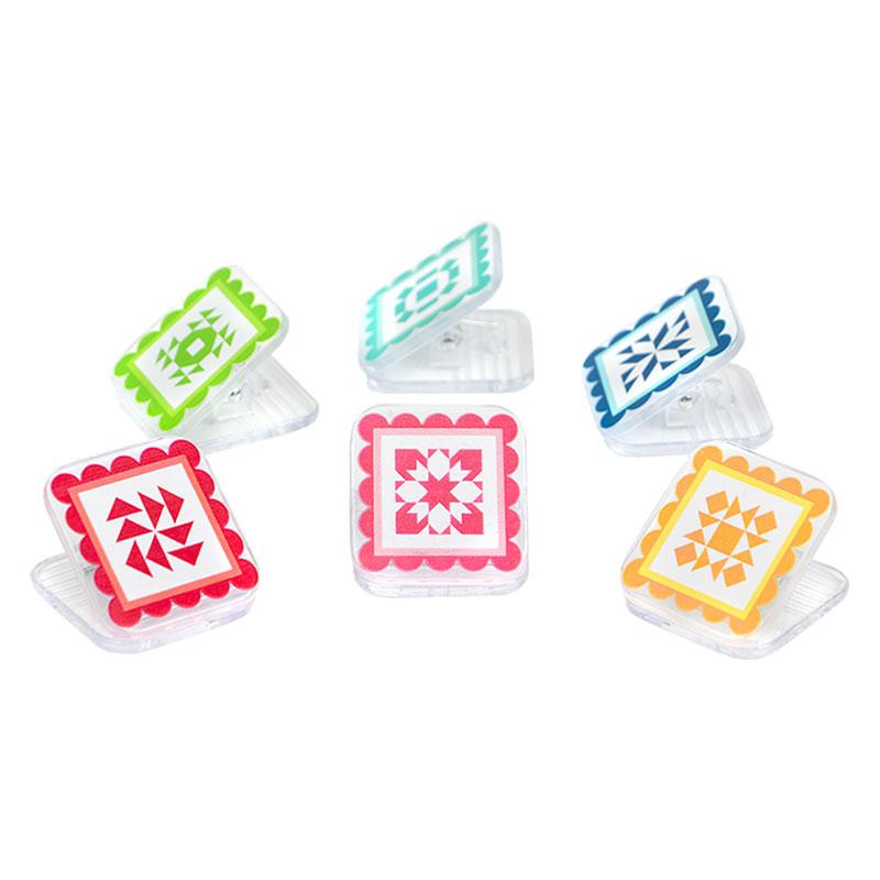 QuiltyClippies Fabric Clips Kimberly Jolly Its Sew Emma ISE-7026