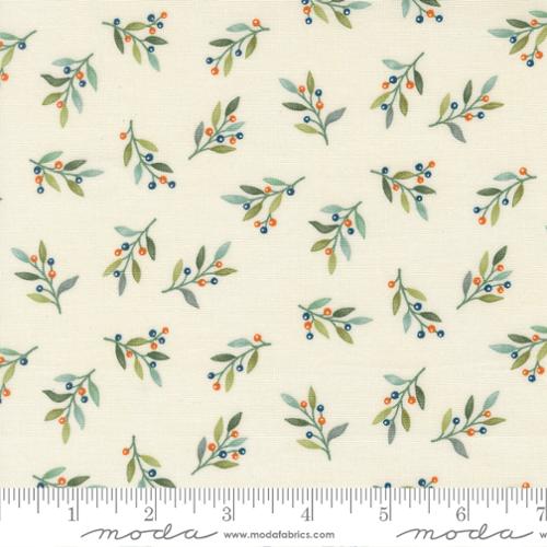 I Love Fall Most of All Berries Warm White Deb Strain Moda Fabrics Cotton Fabric MD-56144-11